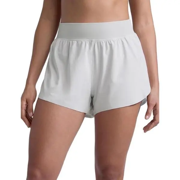 Women's Lightweight Athletic Shorts – High Waist 3 Inch Split Running Shorts for Gym & Fitness