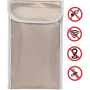 Anti-Radiation Phone Case Safe Bag Faraday Cage 5g GPS Emf Rfid Signal Shielding Pouch Mobile Electronic Device Privacy Protection Wallet Cellphone