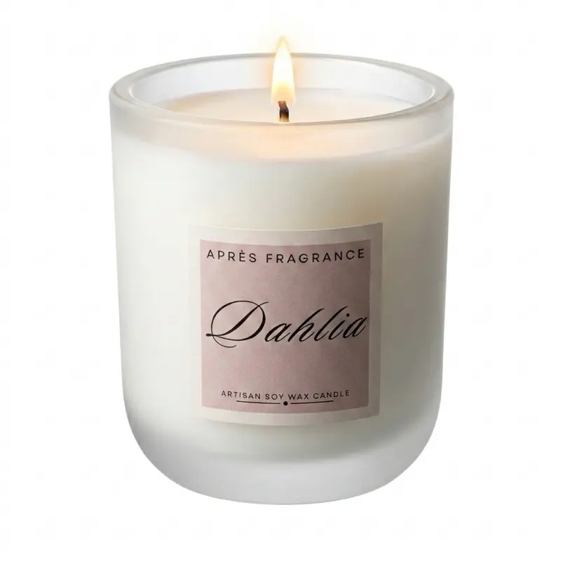 Après Fragrance Dahlia Artisan Soy Wax Candle - Premium Scented Candle for Home Decor