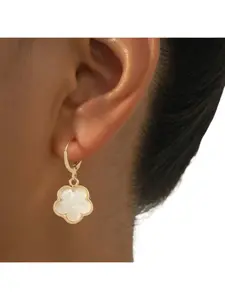 Fashion Clover Earrings for Women, Simple Five-leaf Flower Dangle Earrings, Ear Accessories, Fashion Jewelry