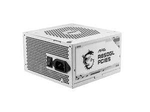 MSI MAG A850GL PCIE5 White, Fully-Modular, 80 Plus Gold, 850W Power Supply