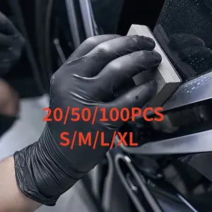 Disposable Powder-Free Latex Free Nitrile Gloves, 20/50/100pcs, Durable Cleaning Gloves, Ideal for Home Cleaning, Kitchen Use, Food Handling, Tattooing & Beauty, Household Cleaning Gloves