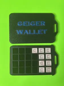 Custom 3D Printed Silver Gram Wallet Holds 24 GEIGER GRAMS style Silver Grams Secure Storage Solution