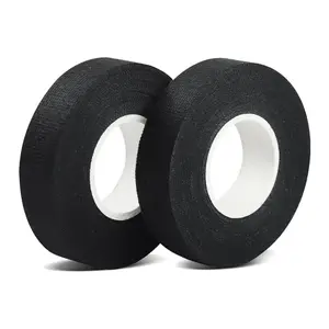 Wiring Harness Tape - High Temperature Self-Adhesive Fabric Cloth Electrical Tape for Automotive & Engine Harness Wrap, Noise Damping & Cable Protection, 3/4" x 50 FT (2 Rolls Pack)
