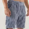 fall outfits Men's and couples' autumn and winter plush checkered shorts are soft, skin-friendly, warm, Fitted, and Casual waist shorts. They can be worn for various activities, and are suitable for both home and casual wear