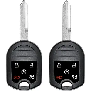 Suitable for 2011-2017 Ford Expedition / 2012-2015 Explorer Flex Taurus / 2007-2015 Lincoln MKX Car Keyless Entry Remote Key Replacement Part, CWTWB1U793, 5 Buttons, 2 Pieces