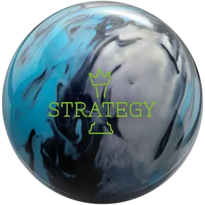 Brunswick Strategy Bowling Ball - Black/Blue/Silver