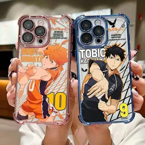 Haikyuu Shoyo Hinata Anime Phone Case for IPhone 17 16 15 14 13 12 11 Pro Max Plus 17Air Samsung S26 S25 S24 S23 S22 FE Plus Ultra anti-fall mobile Soft TPU Back Cover Protection Shockproof four-corner airbag