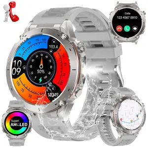 GPS Smart Watch for Men(Answer/Make Call), Satellite Positioning/Compass, 730mAh Large Battery, 170 Fitness Sports Modes, Activity Tracker, Altitude, Calories, Pedometer, Sleep Monitoring, Men Watches for Android/iOS - Gifts for Men, Birthday Gifts