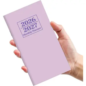 Pocket Calendar 2026-2027 for Purse, Two Year Monthly Planner Pocket Size, Jan 2026 to Dec 2027 Monthly Planner Small Size (6.5" x 3.5") -