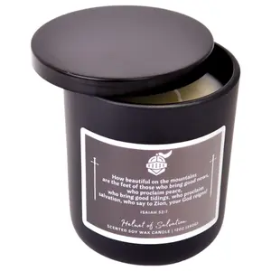 Helmet of Salvation Scented Soy Wax 12oz Candle