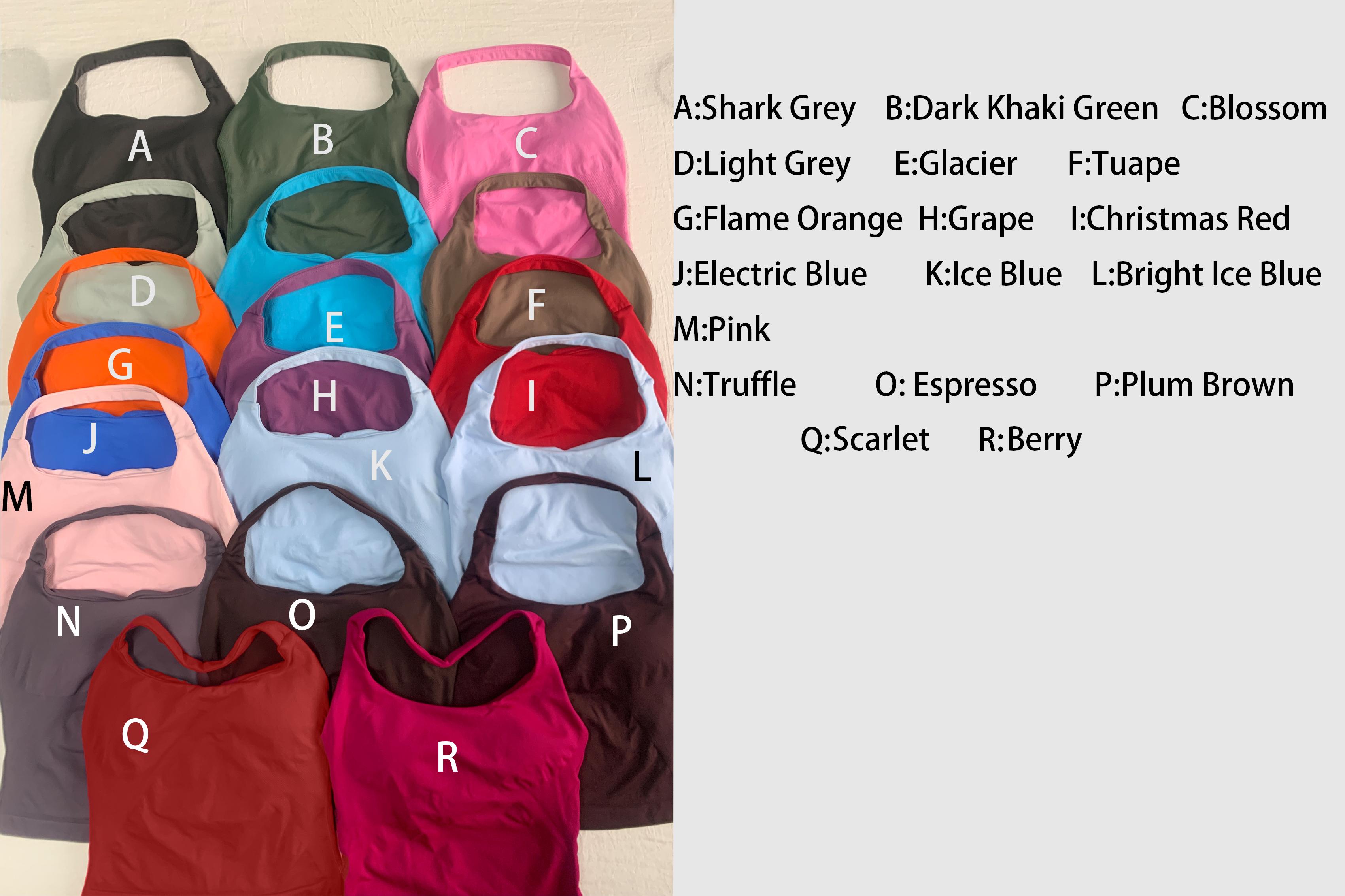 DENFY Impact Halter Top Fitness Gymwear Women's Tank Tops Workout Sports Vest Seamless Yoga Backless Tanks Gym Sportswear Activewear Athletic Athletic Training Apparel