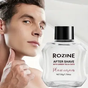 【Ten pack 】ROZINO After Shave Lotion for Men | Soothing Post-Shave Moisturizer with Oatmeal, Vitamin E, Green Tea & MSM | Fights Irritation & Razor Bumps