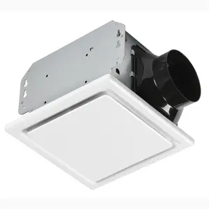 Homewerks Faucet 7140-80 80CFM 1.5 Sones Easy Install Ceiling Mount Bathroom Exhaust Fan