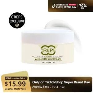 Crepe Firming and Anti Aging Body Cream Deep Moisturizing Skin Tightening Treatment Supports Natural Elastin and Collagen Herbal Diffusion Relaxation Pen