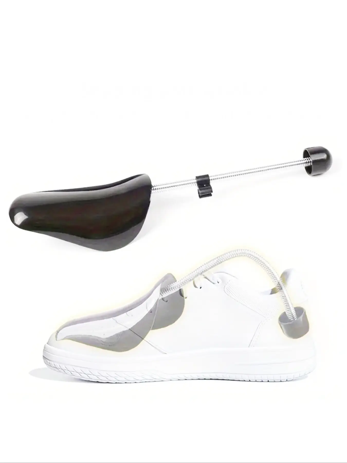 2025 Summer Basic Solid Color Styling Anti-wrinkle Shoe Support, Anti-deformation Spring Shoe Support for Women & Men, Adjustable Shoe Expander for Daily Use, Shoe Protector