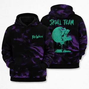 Kai Wachi Skull Hoodie 3D EDM Music Shirt, EDM Festival Family Gift, Unisex Breathable Men's Jersey, 420 Lover Graphic Shirt, Gift For Hoodie l Fan EDM Electronics Music