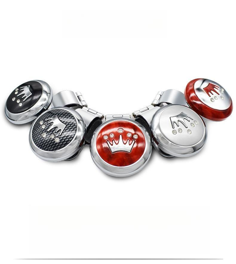 Steering Wheel Power Assist Ball Universal 360° Rotation Spinner Knob for Car Truck SUV One Finger Steering Zero Effort 5 Styles with Precision Ball Bearing and Non-Slip Rubber Pad