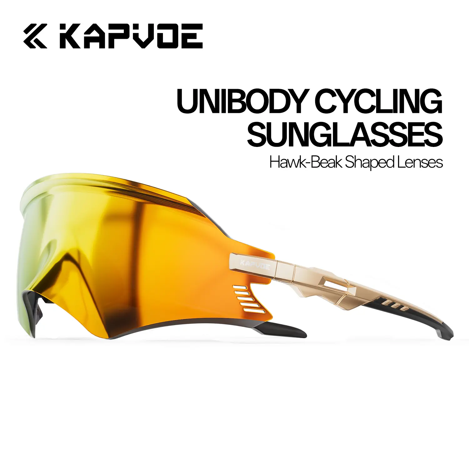 Kapvoe Unisex Cycling Glasses, Windproof MTB Sunglasses, Triathlon Suitable Sports Eyewear for Men and Women (Mountain Bike, Motorcycle Use) summerwins,summerwins