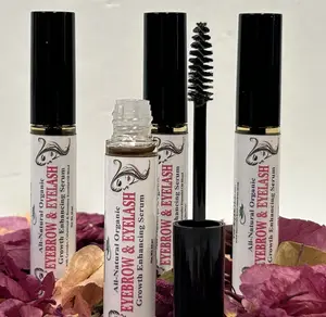 All-Natural Organic Eyebrow & Eyelash Growth Enhancing Serum