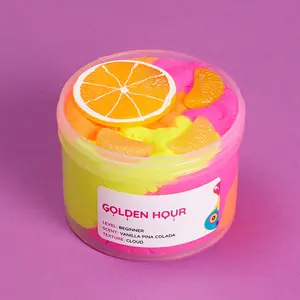 Sloomoo - Golden Hour Slime Moldable Taba Squishy Neon