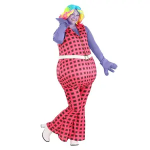 Trolls Women's Plus Size Lady Glitter Sparkles Costume