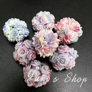 Yuki's Shop-Flower Ball Beads Of Bags--For Key-chain/Phone-chain/Half-finished Product