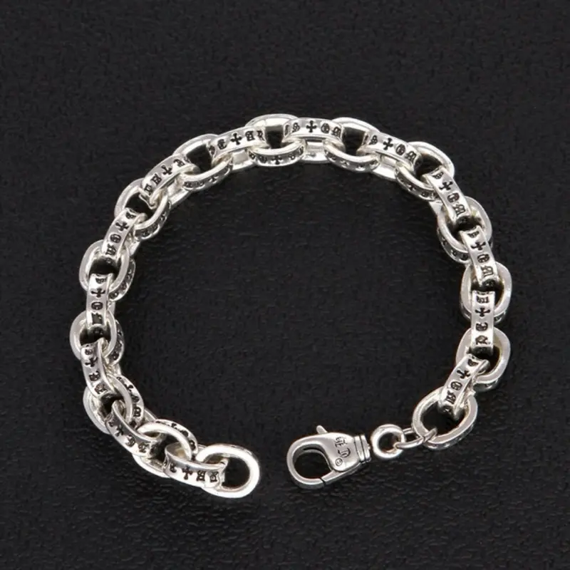 Y2K Link Bracelet - Silver Color, Simple Design, Adjustable Length, Suitable for Everyday Wear