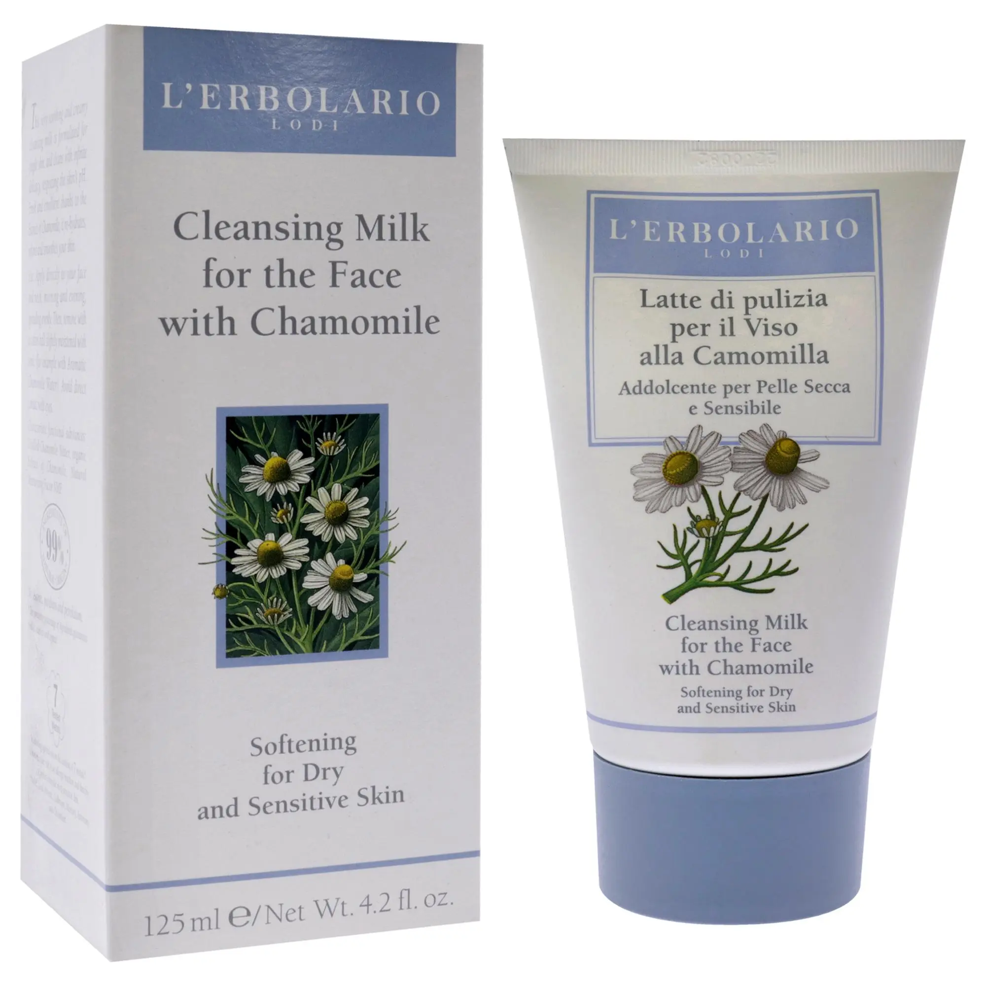 LErbolario Cleansing Milk - Chamomile For Women 4.2 oz Cleanser