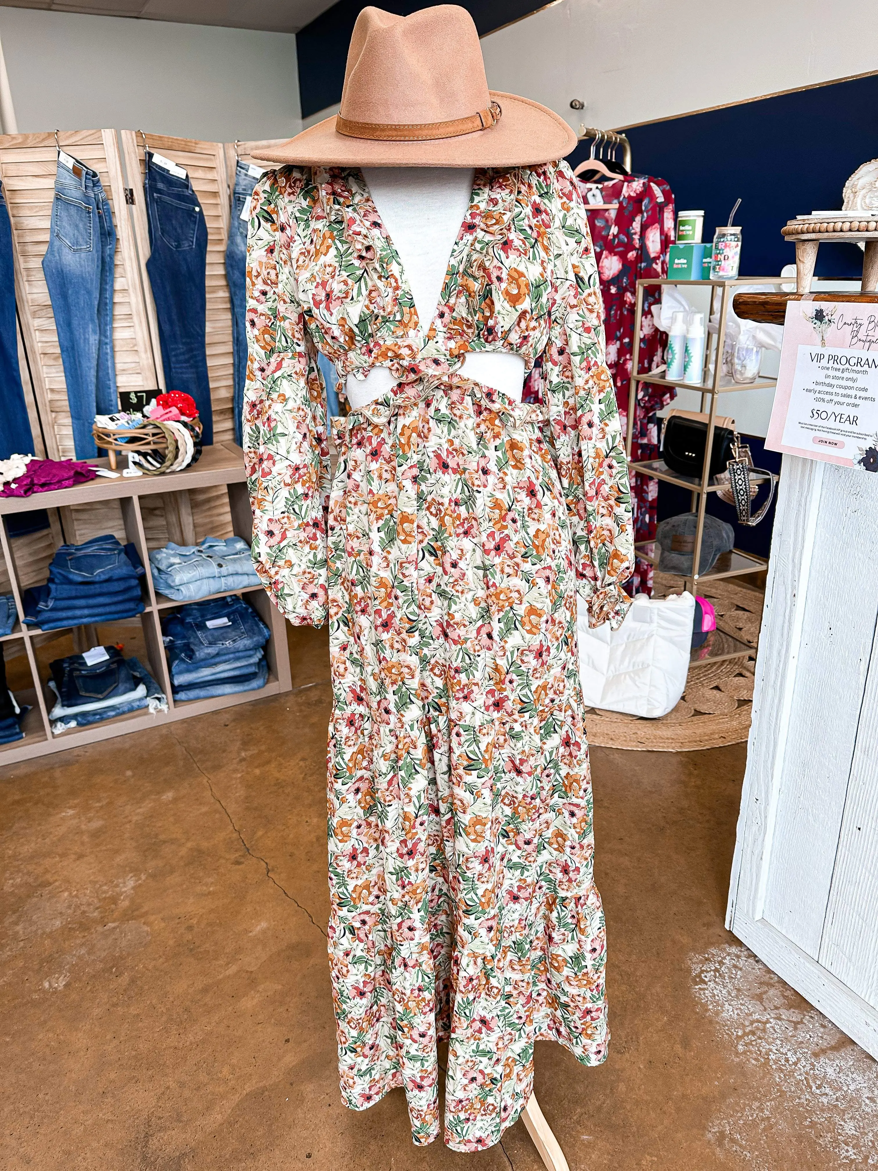 Bridgerton Cut Out Maxi Dress
