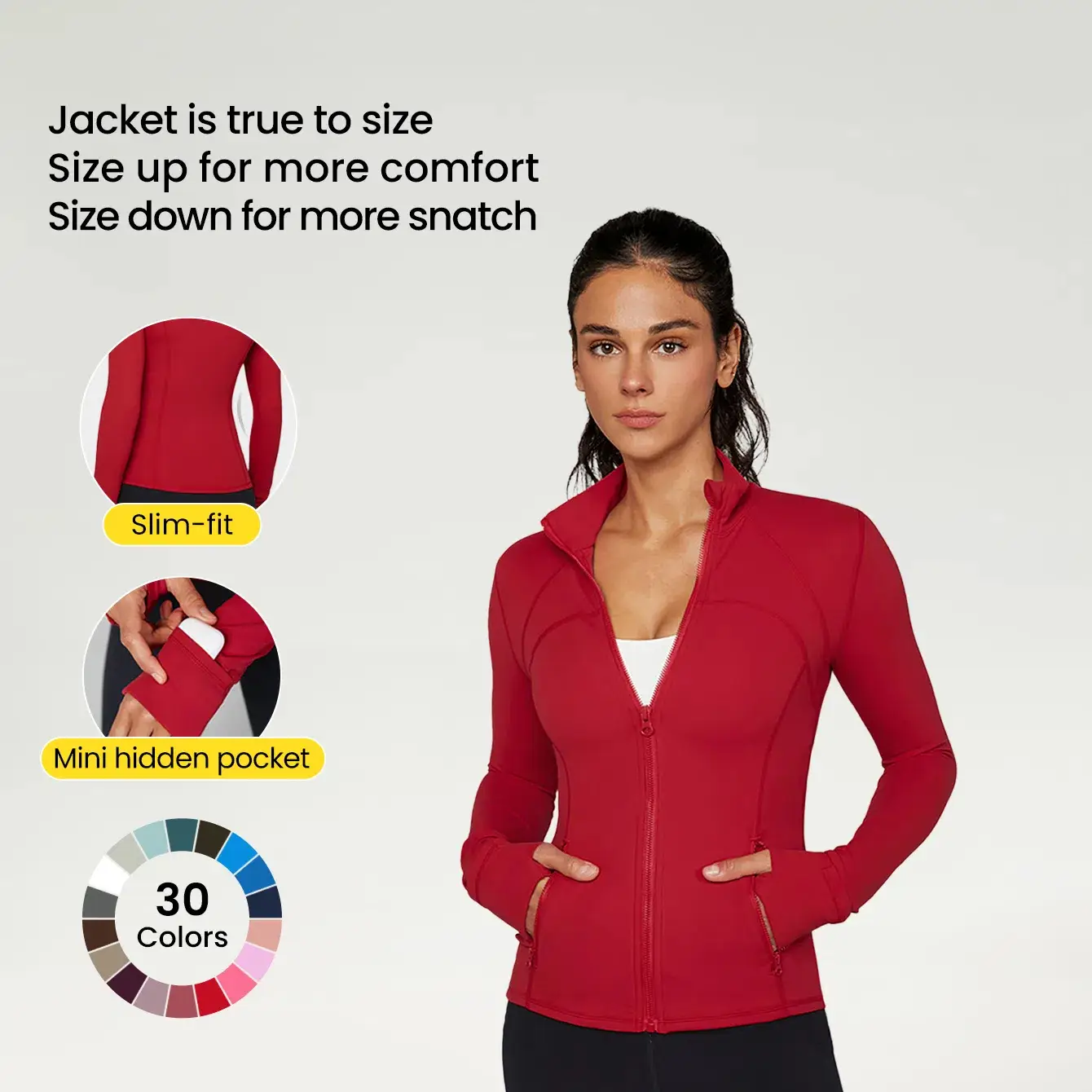 GLOWMODE FeatherFit Slim-It Streamline Performance Jacket