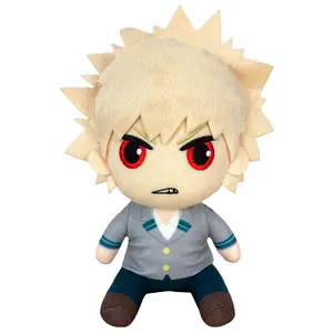 My Hero Academia S2 - Katsuki Bakugo Seifuku Sitting Plush 7"H