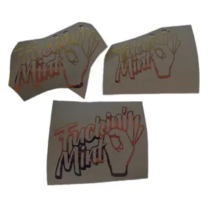 F’kn mint Holographic Window Sticker/ Decal