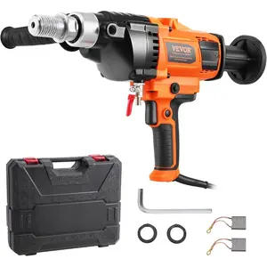 VEVOR Diamond Core Drilling Machine, 0.8-8 in Drilling Diameter, Stand-Mount Dry and Wet Concrete Core Drill Rig with 8 Drill Bits, 800 RPM Speed, UNC1 1/4-7 Thread, 3000W, LightweightVEVOR Super Brand Day
