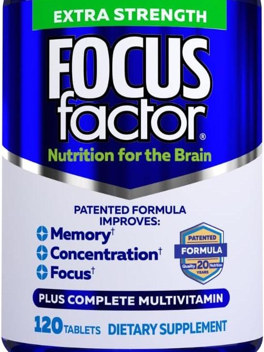 Focus Factor Extra Strength Boost Memory, Focus & Clarity | Brain Support for Adults | 120 Tabs