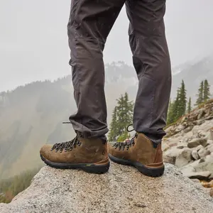 Mountain 600 EVO Men's Waterproof Hiking Boots - Durable Outdoor Trail Shoes Brown/Black