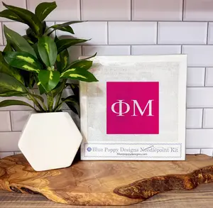 Phi Mu Needlepoint Kit
