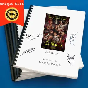 Saltburn Movie Script Gift for Film Buffs Gift for Movie Lovers Memorabilia Movie Gift for Him Gift Idea Gift for Film Lover Gift Ideas