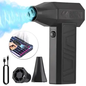 Portable Compressed Air Duster Mini, 13000rpm Electric Air Duster,  4000mah Rechargeable Cordless Air Blower, Electronic Cleaning Tools Household