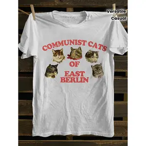 Punk Rock Band TV Poster Element for Fun Horror Graphic T-Shirt Crafted from Soft 100 Percent Cotton Versatile Casual Men's Fashion