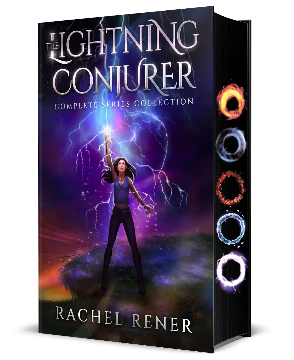 The Lightning Conjurer Complete Series Collection - Signed Collector's Edition, Hardcover Omnibus with Full-Color Page Embellishments