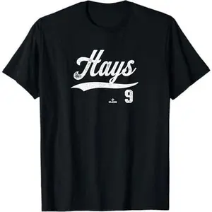 Distressed Swoosh Austin Hays Philadelphia Baseball MLBPA T-Shirt