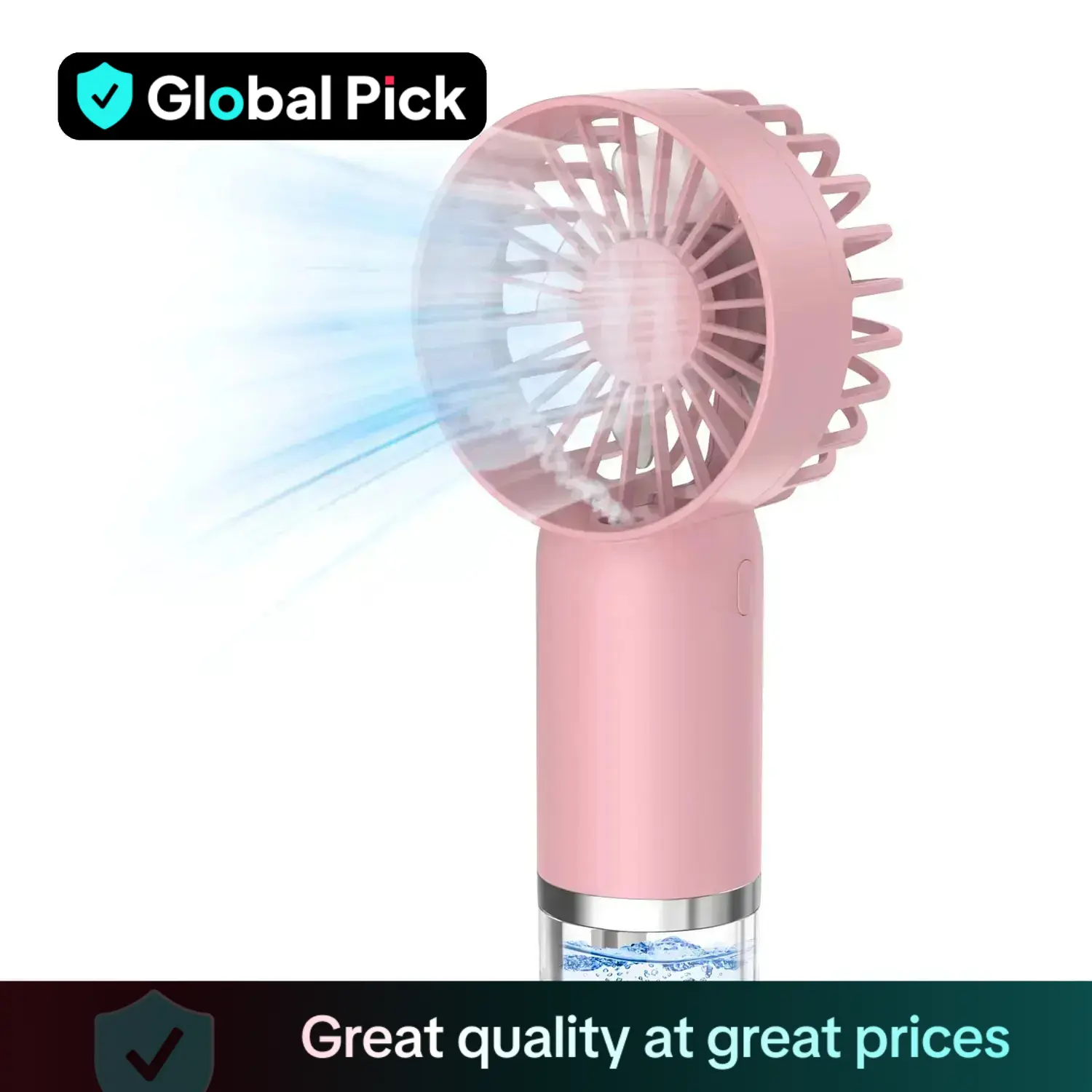 Handheld Misting Fan, USB Rechargeable Handheld Spray Fan, Portable Handheld Spray Multifunctional Fan for Home, Office, Travel, Outdoor, Gifts for Gi