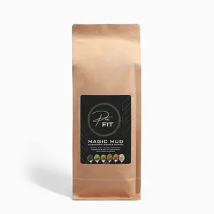 PreFit Magic Mud - Mushroom Coffee - Brazilian Arabica Coffe beans - Premium Coffee Extract with Lion's Mane & Chaga - Cognitive Focus, Sustained Energy - Gut Health - Immune Support - 45 Servings Natural Beverage