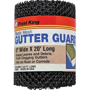 212 MAIN Plastic Mesh Gutter Guard Debris Blocker - 36-Pack 6x20ft Roll, Leaf-Proof Protection for Sports & Outdoor Sailing Water Sports