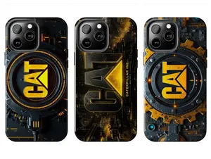 Caterpillar Phone Case - Heavy Machinery Diesel Power Case Compatible with iPhone 17, 16, 15, 14, 13, 12, 11, 8, SE, XR, X, XS Max, Pro, Plus