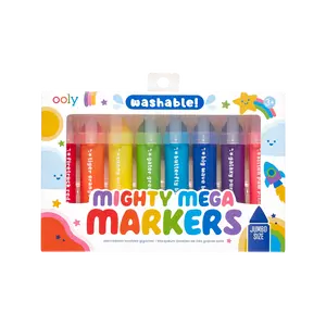 Mighty Mega Markers - Easy to Grip - Set of 8