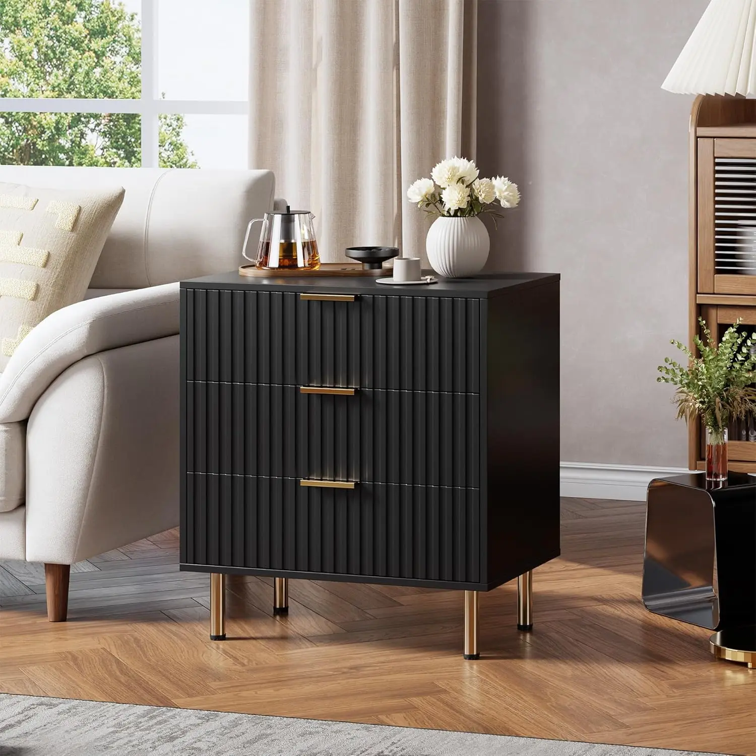 Deep Drawers Chest of Drawers Organizer Side Table