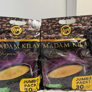 2 Packs Jumbo Madam Kilay Coffee Mix with Collagen + 3 Sachets