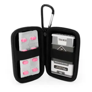 Casmatix Protective Carrying Case for Auvi Q Devices Water Resistant EVA Cover with Emergency Access & Portable Carabiner Clip System